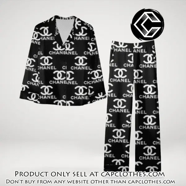 Trending luxury chanel satin pajama set pjs1041 cc1822508